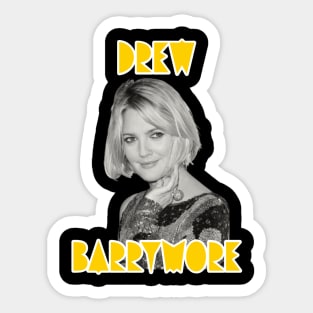 Drew Barrymore Sticker